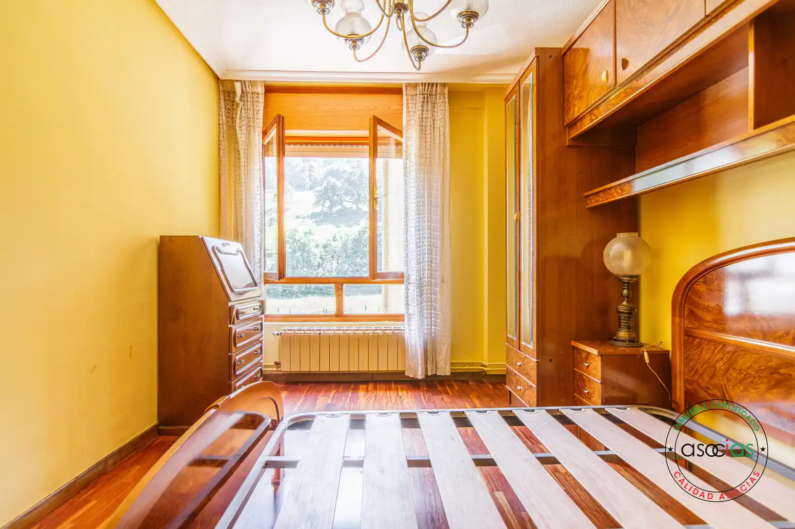 Bedroom of Flat for sale in Teverga  with Heating, Parquet flooring and Terrace