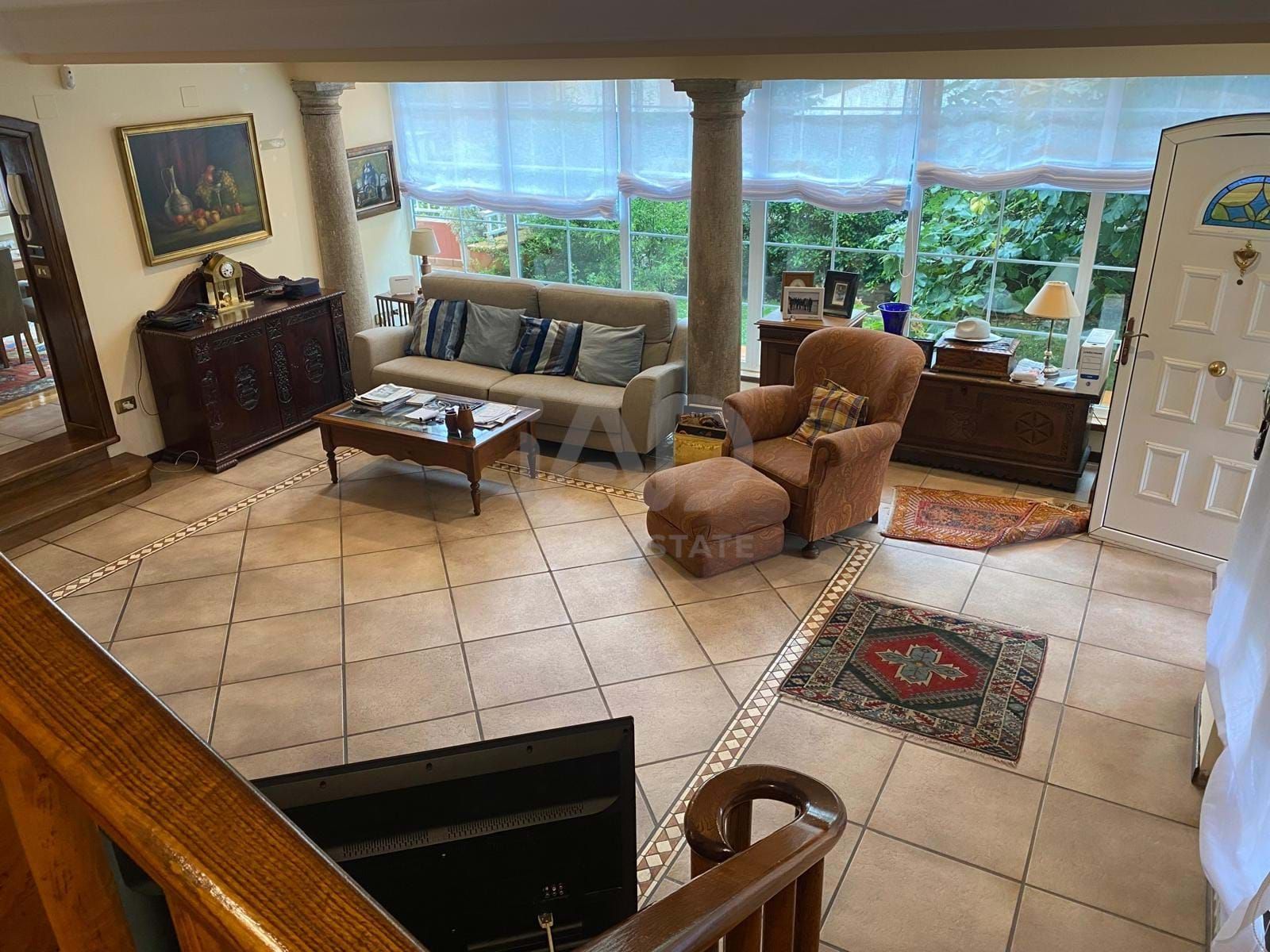 Sala d'estar de Casa o xalet en venda en Castrillón amb Calefacció