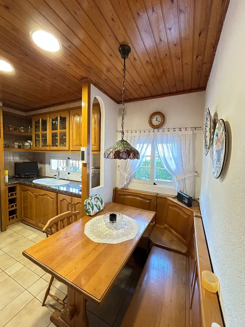 Cocina de Casa o chalet en venta en Santa Coloma de Farners con Calefacción, Jardín privado y Terraza