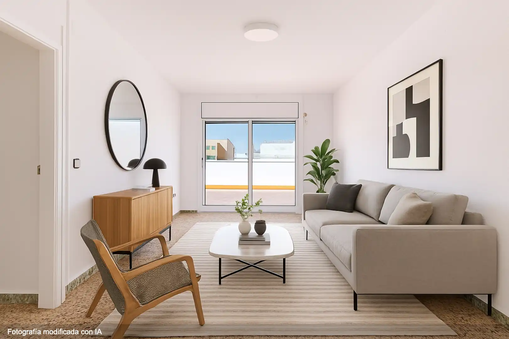 Living room of Flat for sale in Sant Boi de Llobregat  with Heating, Terrace and Balcony