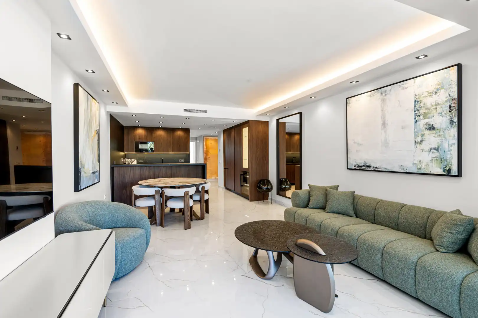 Sala de estar de Apartamento en venta en Marbella con Aire acondicionado, Terraza y Trastero