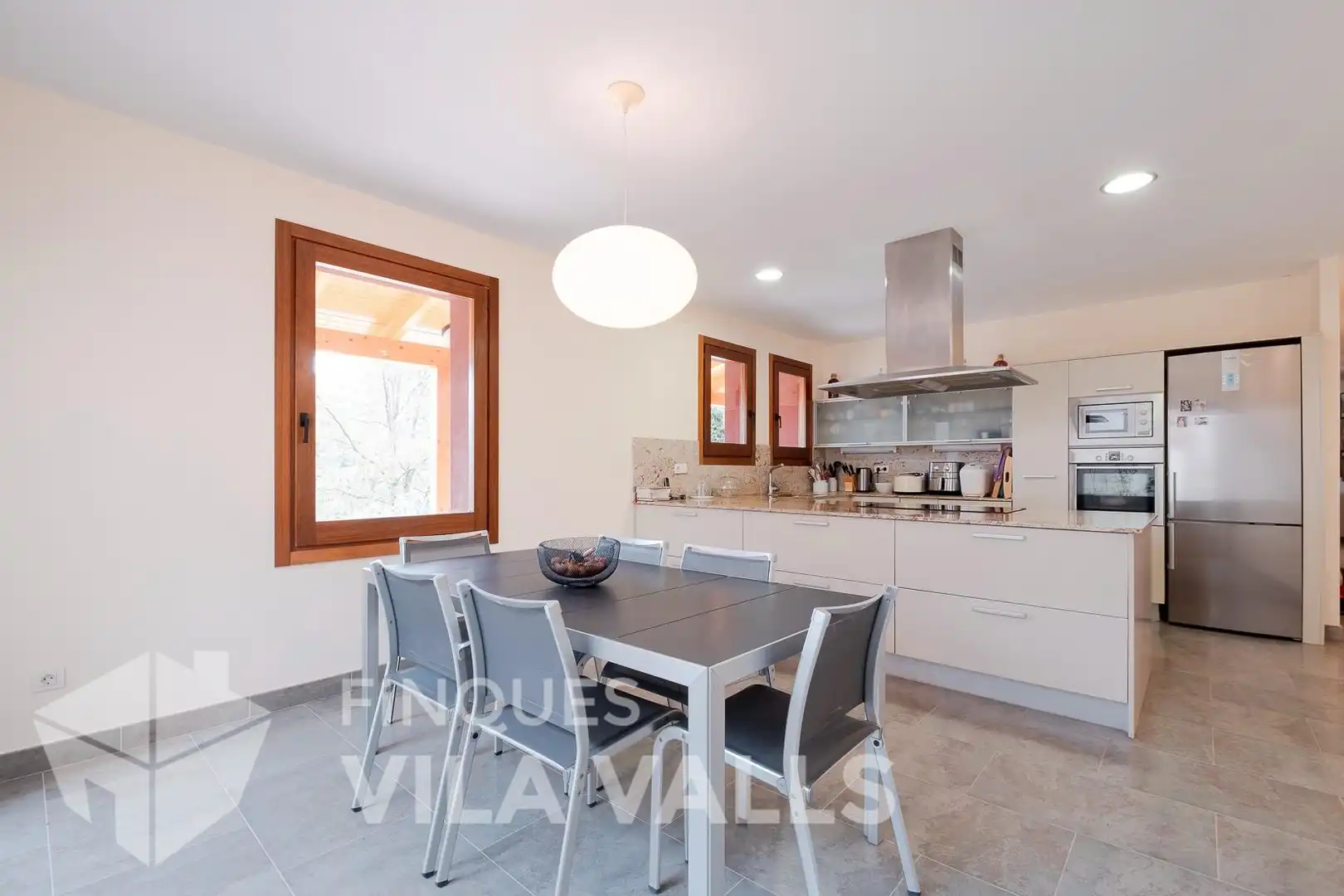 Cocina de Casa o chalet en venta en Gallifa con Aire acondicionado, Calefacción y Jardín privado