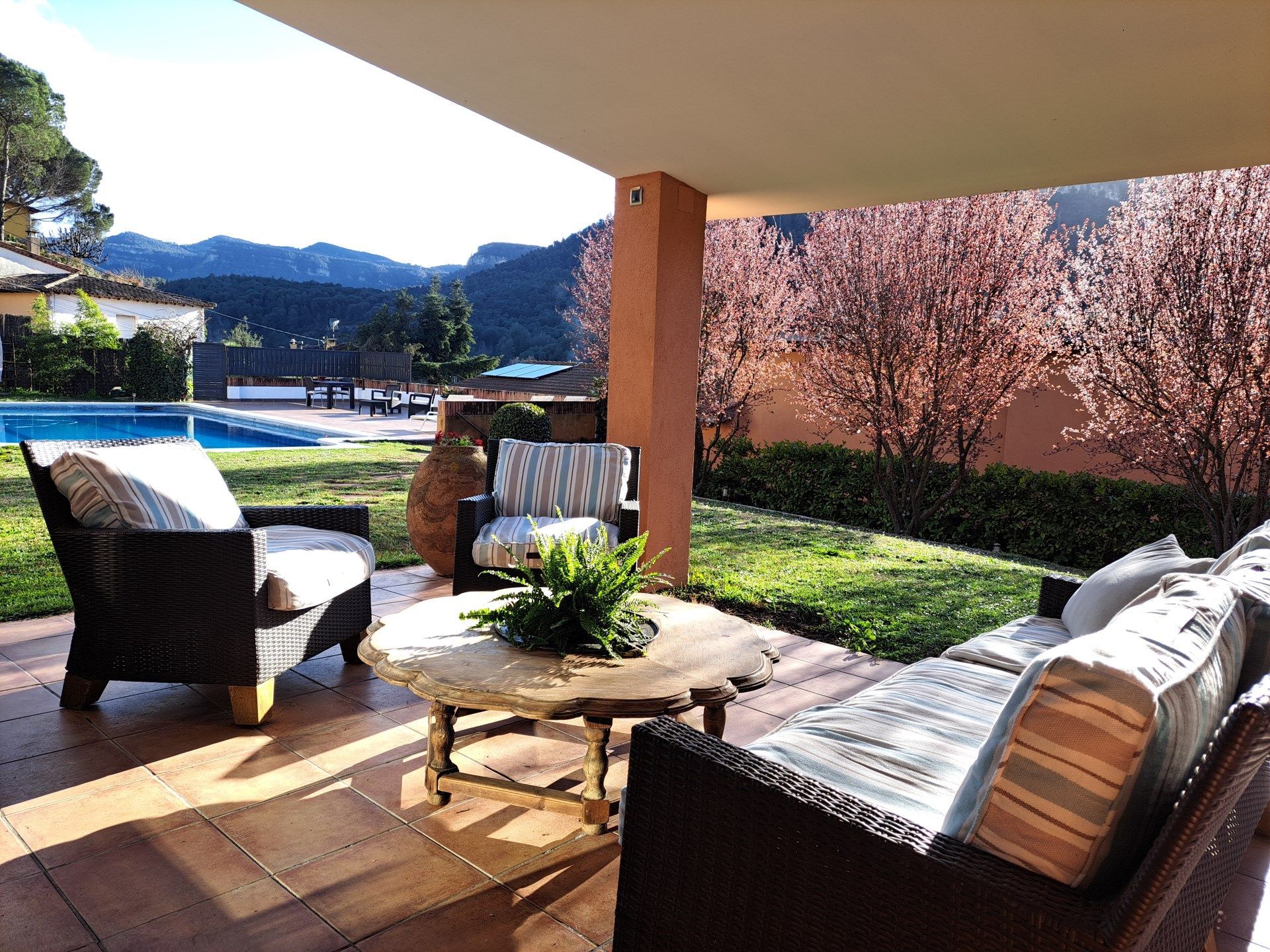 Terrace of House or chalet for sale in Aiguafreda  with Heating, Terrace and Storage room