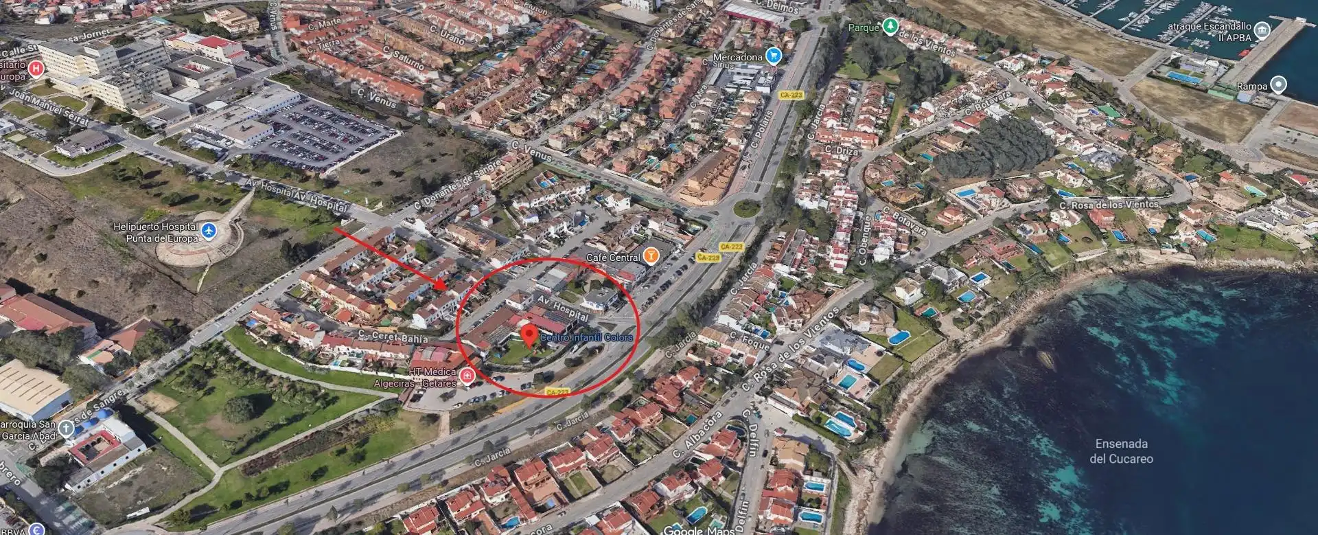 Vista exterior de Local en venda en Algeciras