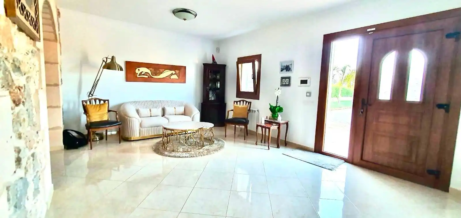 Sala d'estar de Casa o xalet en venda en  Palma de Mallorca amb Aire condicionat, Calefacció i Jardí privat