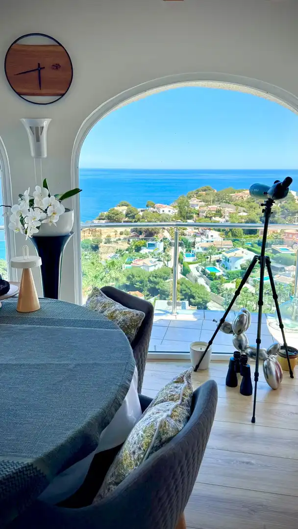 Balcony of Houses for sale in Jávea / Xàbia  with Air Conditioner, Heating and Private garden
