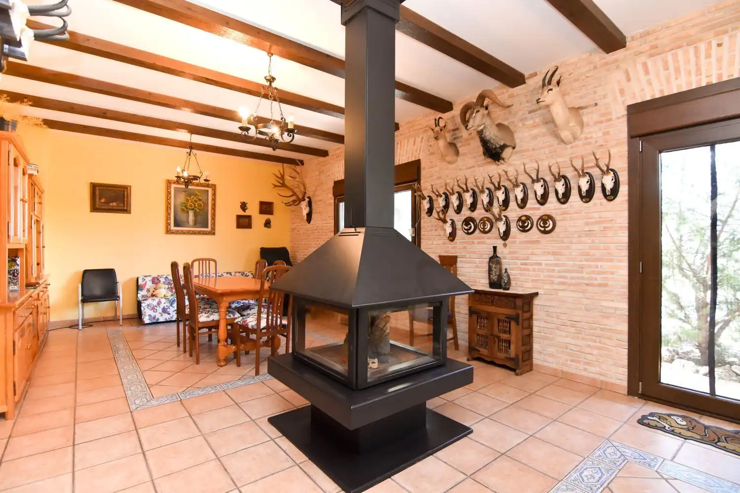 Comedor de Finca rústica en venta en Navalcarnero con Jardín privado, Terraza y Trastero