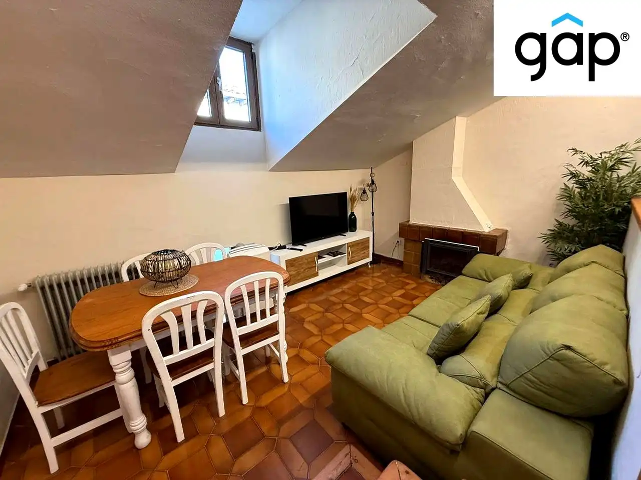 Living room of Flat for sale in Cuenca  with Heating and Furnished