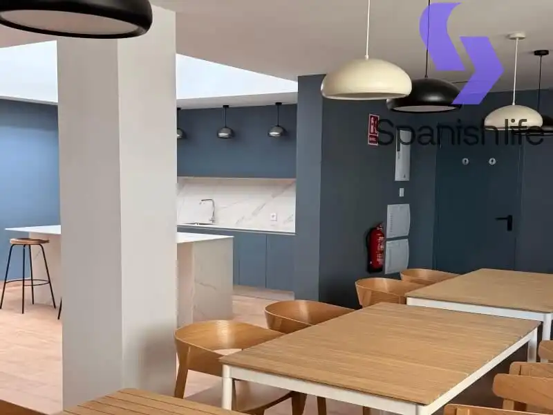 Cocina de Apartamento en venta en Finestrat con Trastero y Piscina