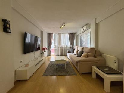 Sala d'estar de Pis en venda en Málaga Capital amb Aire condicionat i Terrassa