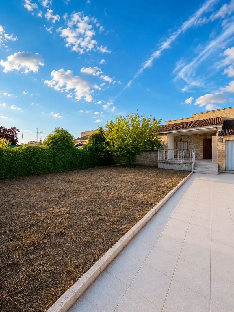 Garden of Houses for sale in Villamiel de Toledo  with Private garden and Storage room