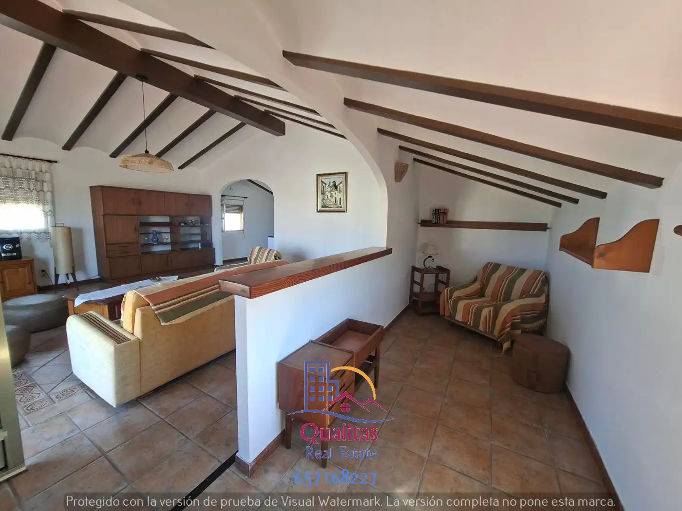 Sala de estar de Casa o chalet de alquiler en Oliva con Aire acondicionado, Jardín privado y Terraza