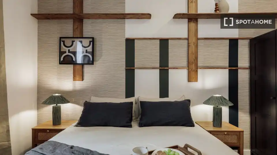 Habitación de Piso de alquiler en Barcelona con Aire acondicionado, Calefacción y Amueblado