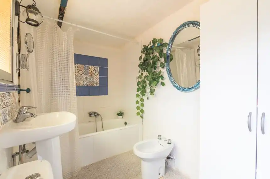Bany de Casa o xalet en venda en Tibi amb Aire condicionat, Piscina i Moblat