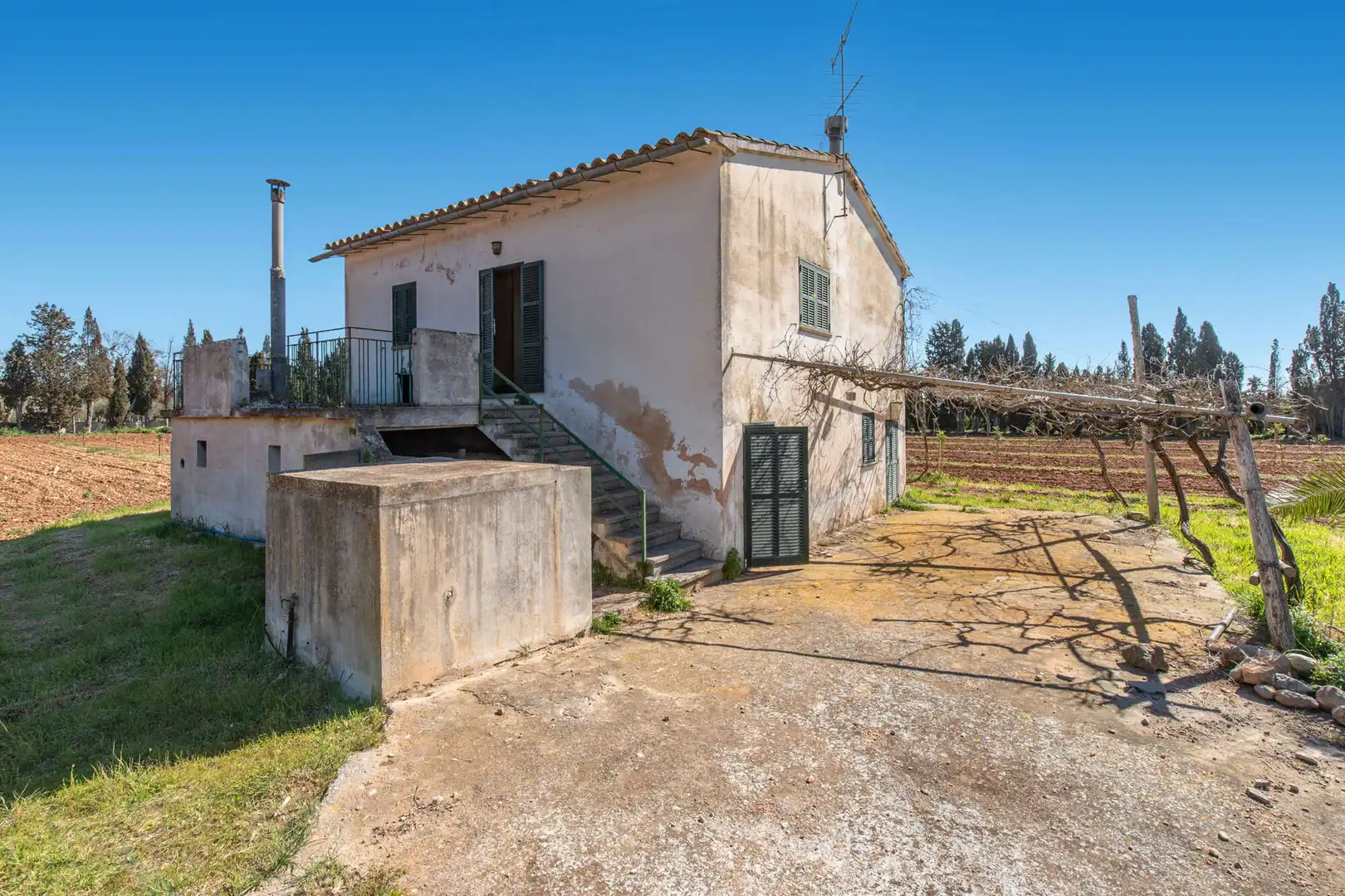 Vista exterior de Finca rústica en venda en Lloseta amb Aire condicionat, Calefacció i Parquet