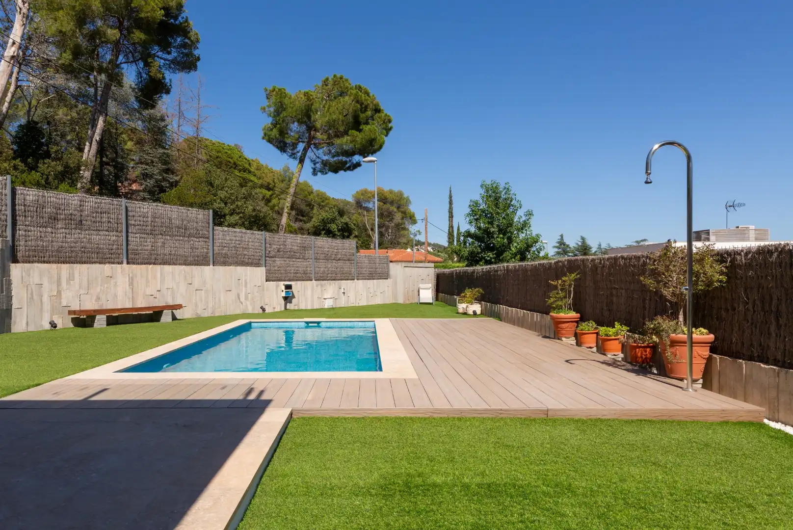 Piscina de Casa o xalet en venda en Matadepera amb Aire condicionat, Calefacció i Jardí privat