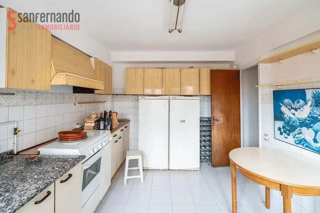 Kitchen of Flat for sale in Santander  with Balcony