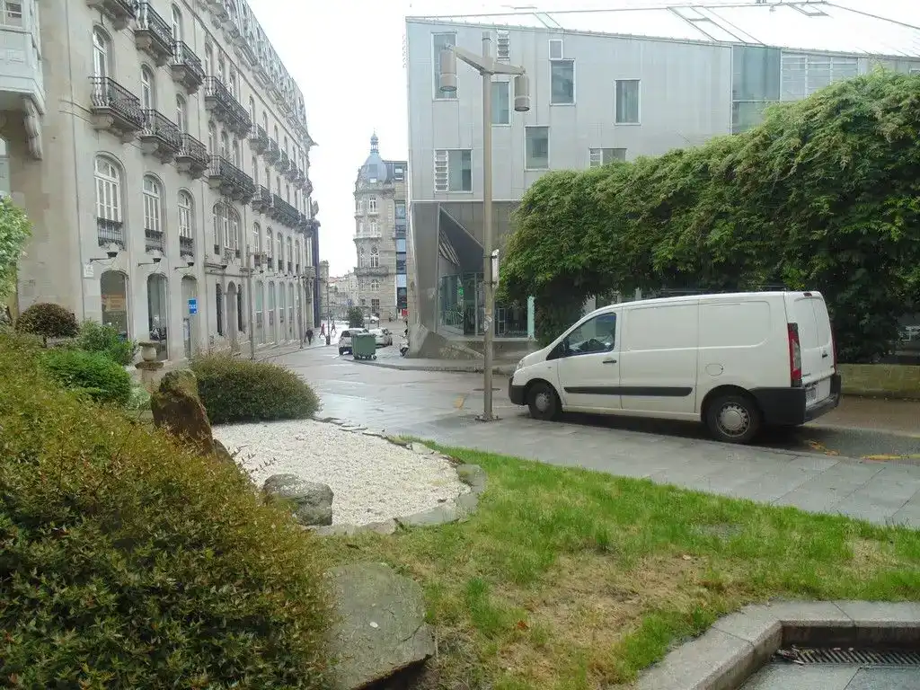 Exterior view of Apartments for rent in Vigo   with Parquet flooring and Furnished