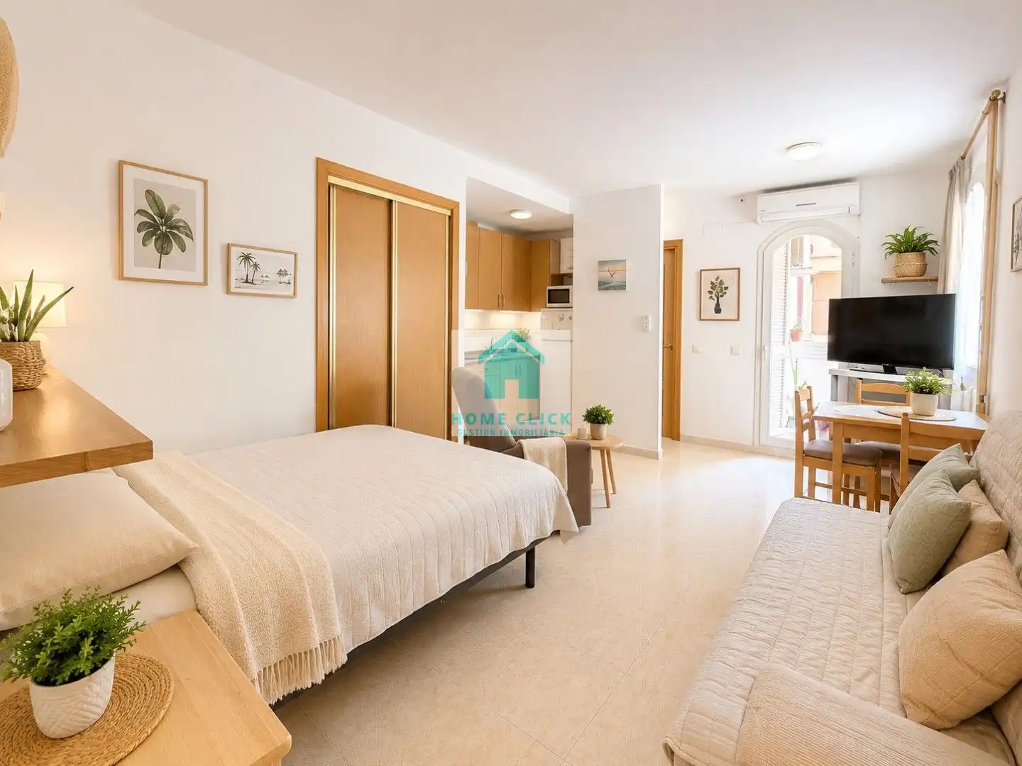 Schlafzimmer von Wohnung zum Verkauf in Mont-roig del Camp mit Klimaanlage, Heizung und Terrasse