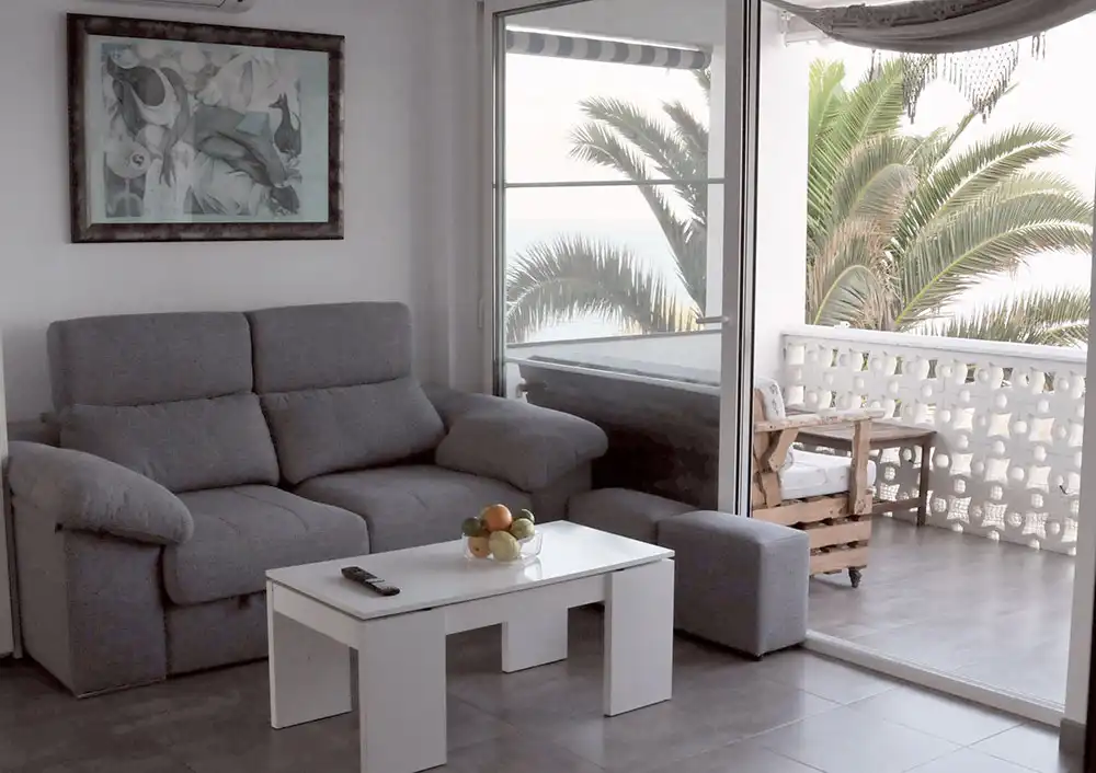 Sala de estar de Apartamento en venta en Alcanar con Terraza, Horno y Balcón