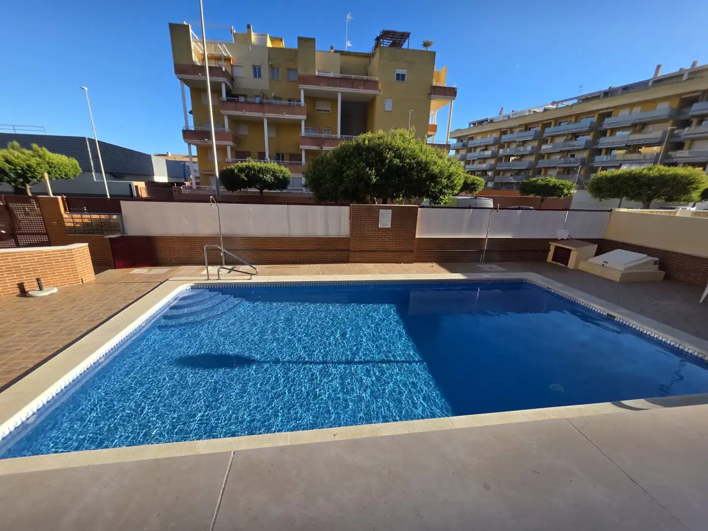 Swimming pool of Flat for rent in Canet d'En Berenguer  with Air Conditioner, Furnished and Oven