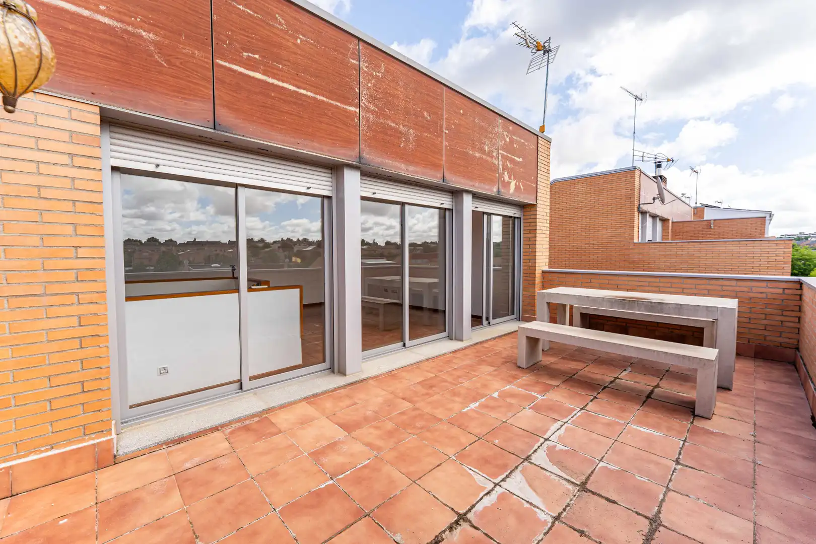 Terrassa de Casa adosada en venda en Arroyomolinos (Madrid) amb Aire condicionat, Calefacció i Jardí privat