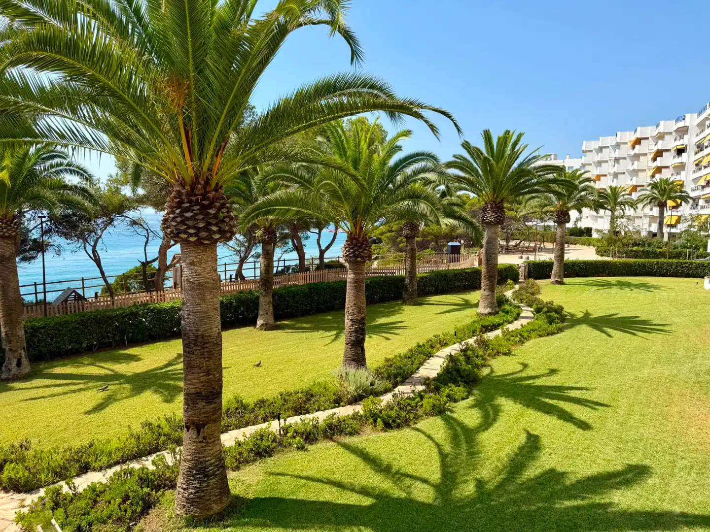 Garden of Flat for sale in Mont-roig del Camp  with Heating, Terrace and Furnished
