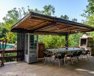 Terrassa de Finca rústica en venda en Aiguaviva amb Aire condicionat, Terrassa i Piscina