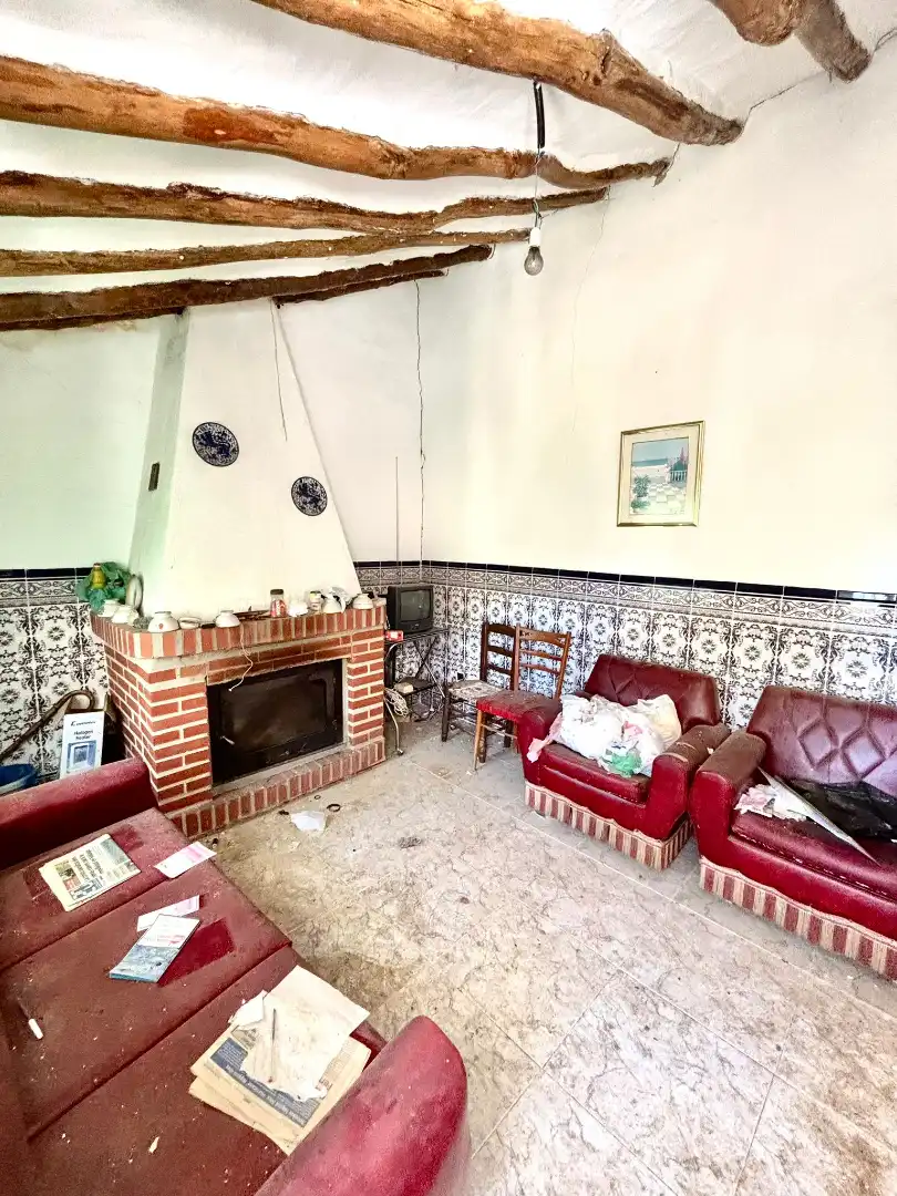 Sala de estar de Casa o chalet en venta en Colmenar con Jardín privado