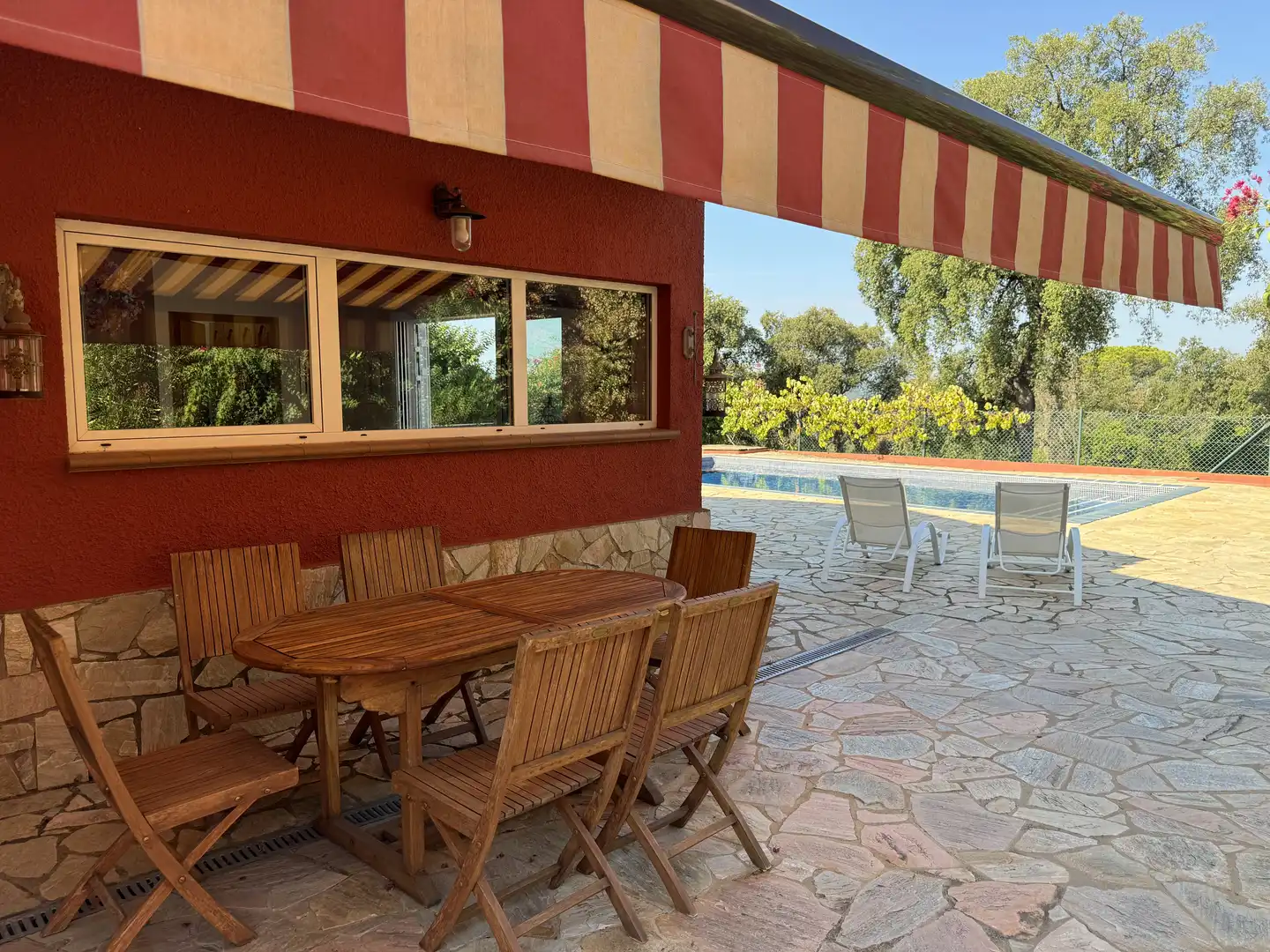 Terrassa de Casa o xalet en venda en Santa Cristina d'Aro amb Calefacció, Jardí privat i Terrassa