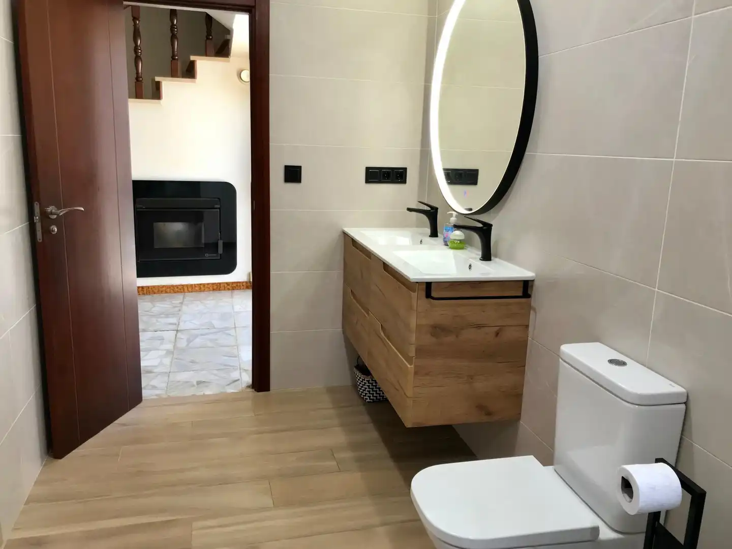 Bany de Casa o xalet en venda en Porto do Son amb Calefacció, Terrassa i Balcó