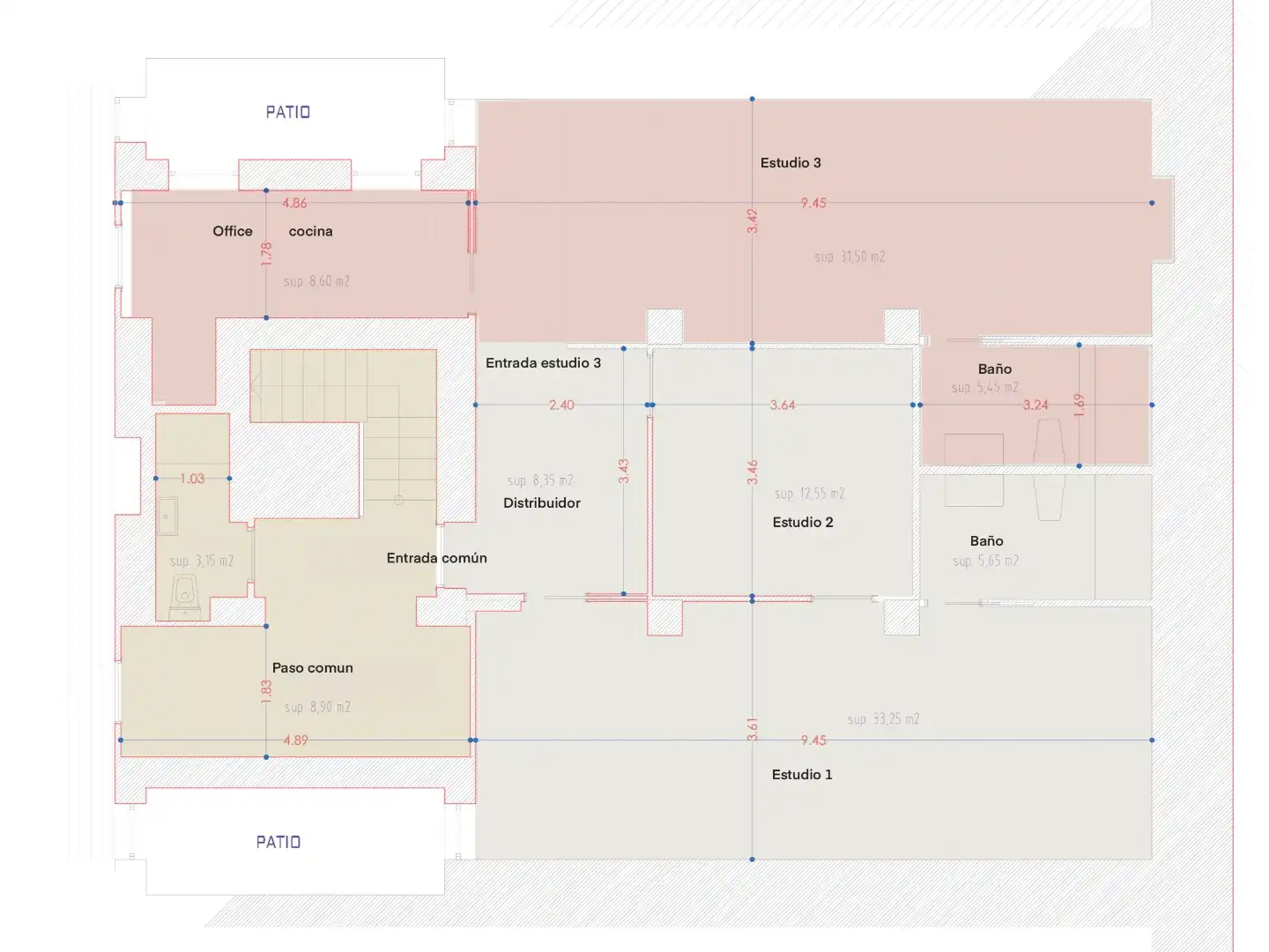 Office for rent in Donostia - San Sebastián   with Heating and Internet