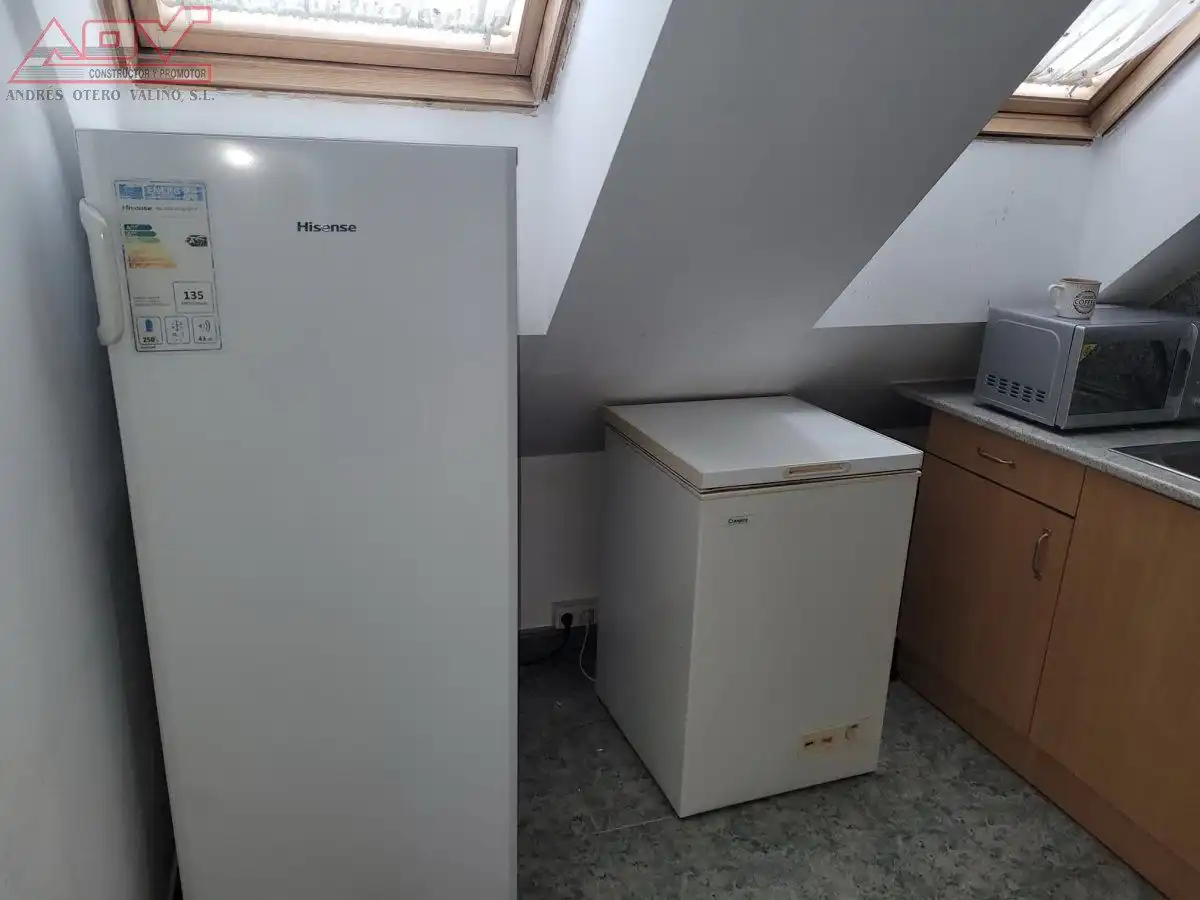 Cocina de Piso de alquiler en Ferrol con Aire acondicionado, Calefacción y Amueblado