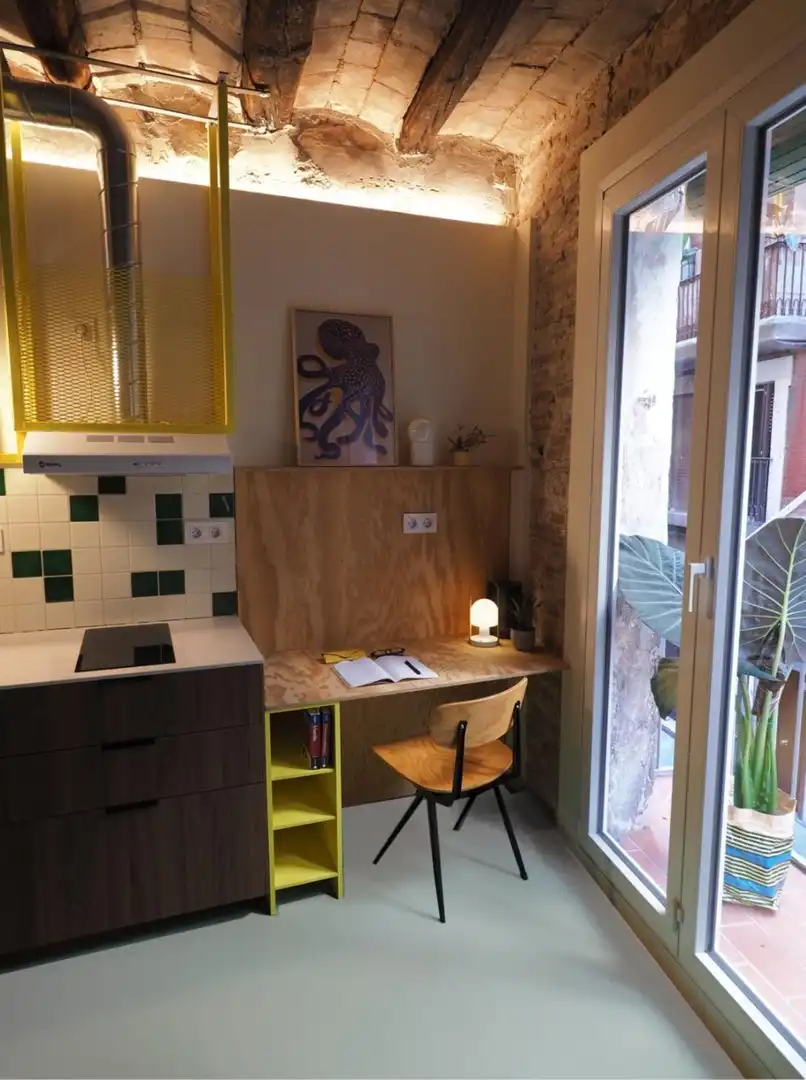Cocina de Apartamento en venta en Barcelona con Calefacción y Alarma