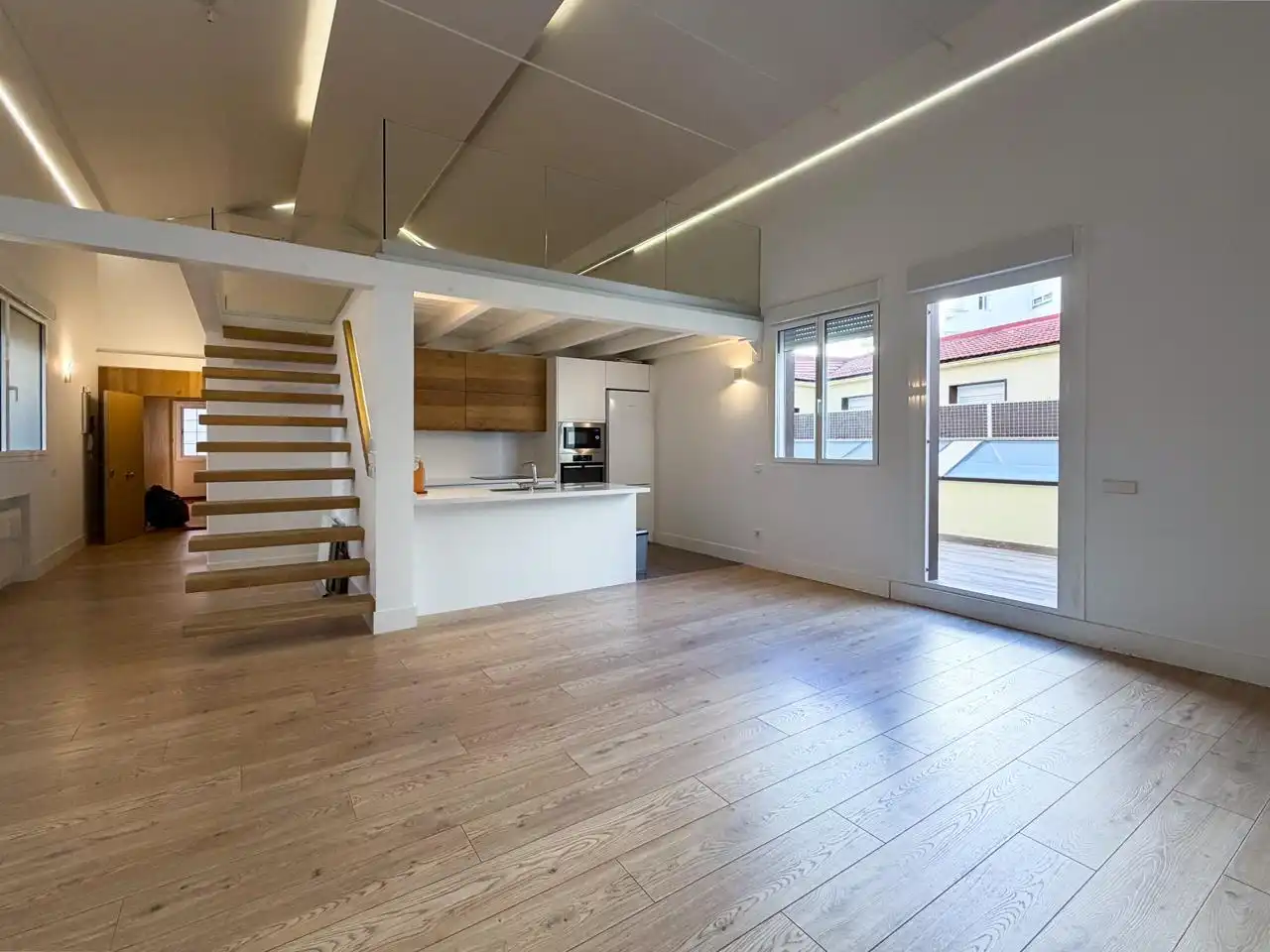 Küche von Maisonette zur Miete in Madrid mit Klimaanlage, Heizung und Terrasse