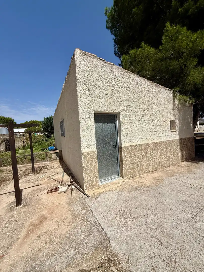 Vista exterior de Casa o chalet en venta en Villena con Calefacción, Jardín privado y Trastero