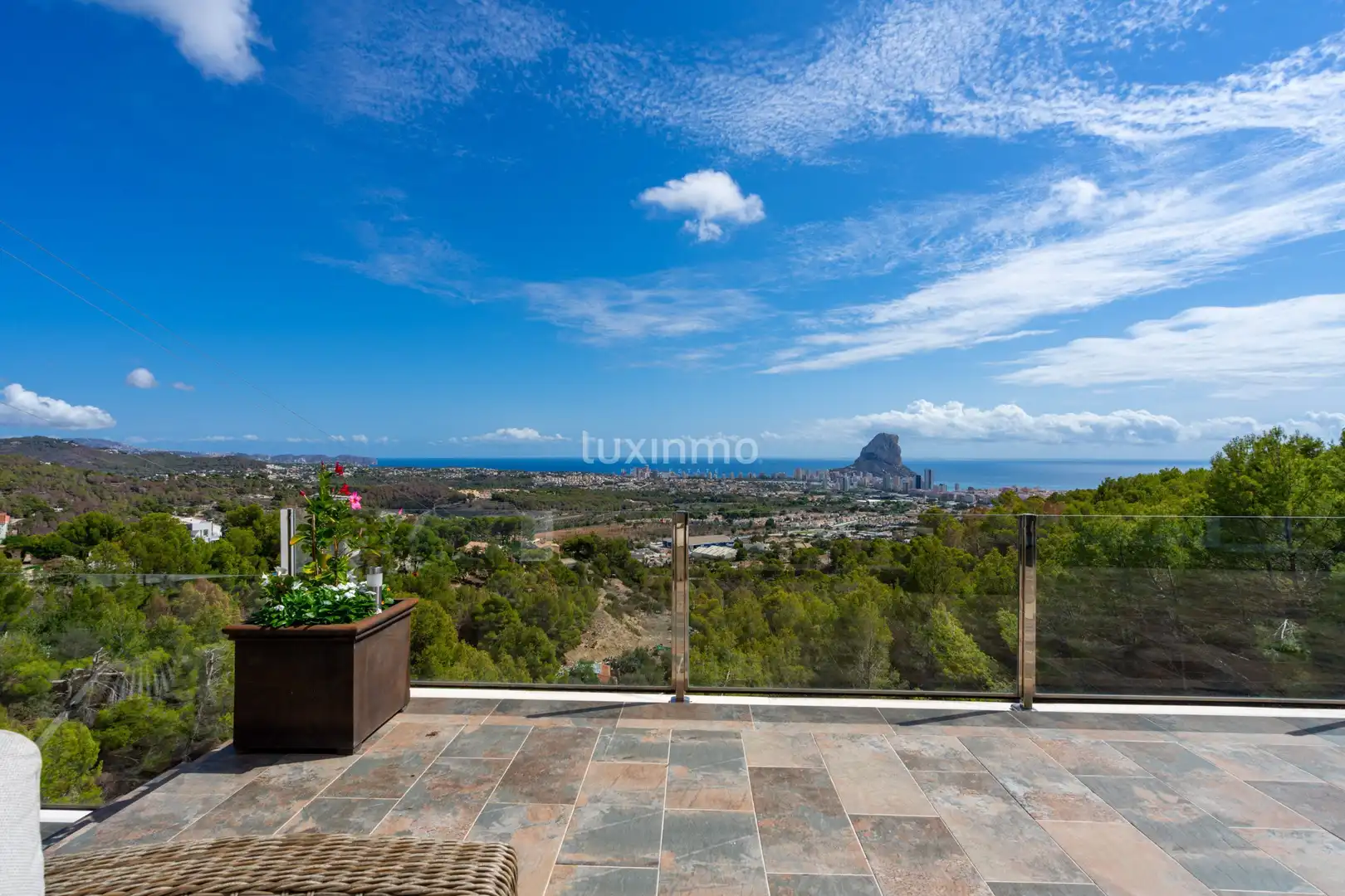Außenansicht von Haus oder Chalet zum Verkauf in Calpe / Calp mit Klimaanlage, Heizung und Terrasse