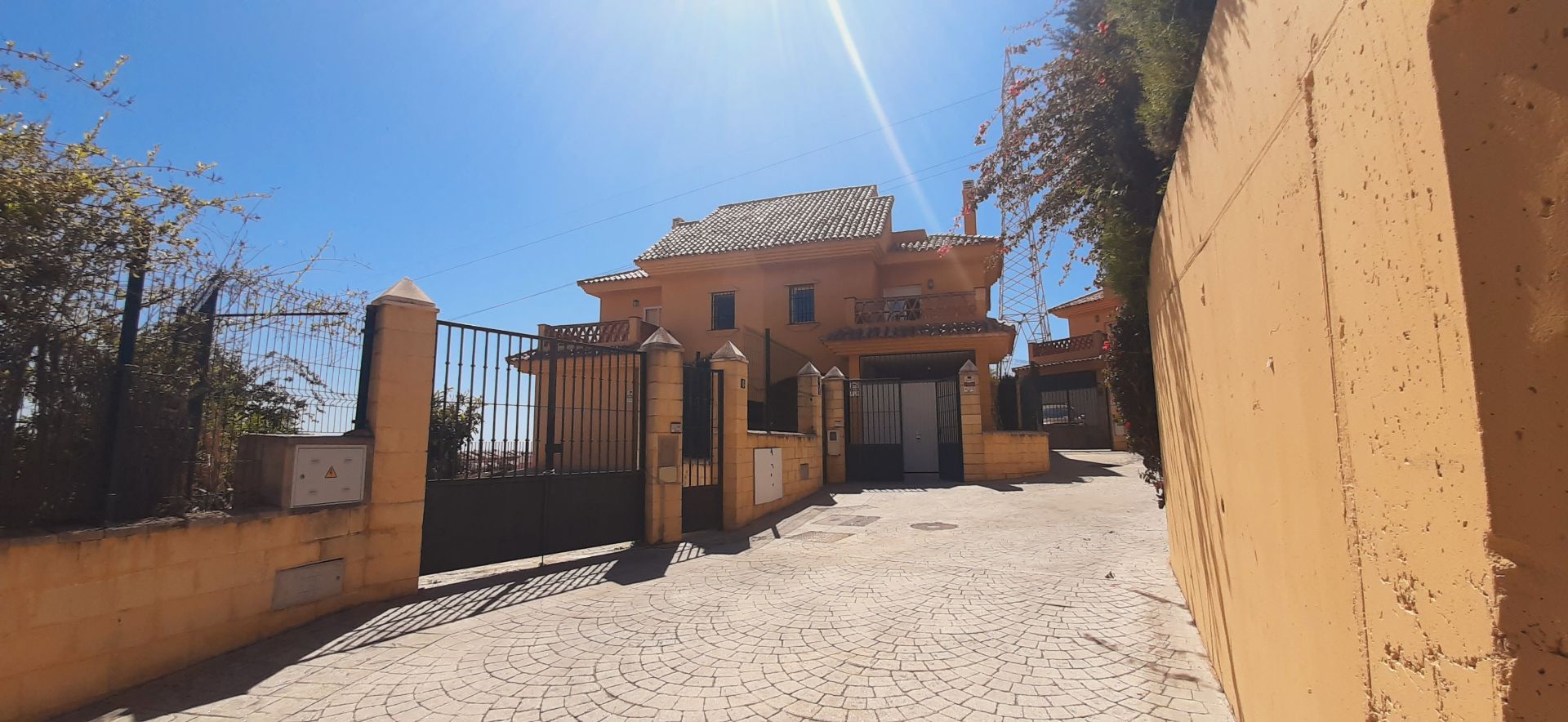 Exterior view of Single-family semi-detached to rent in Mijas  with Air Conditioner, Private garden and Terrace
