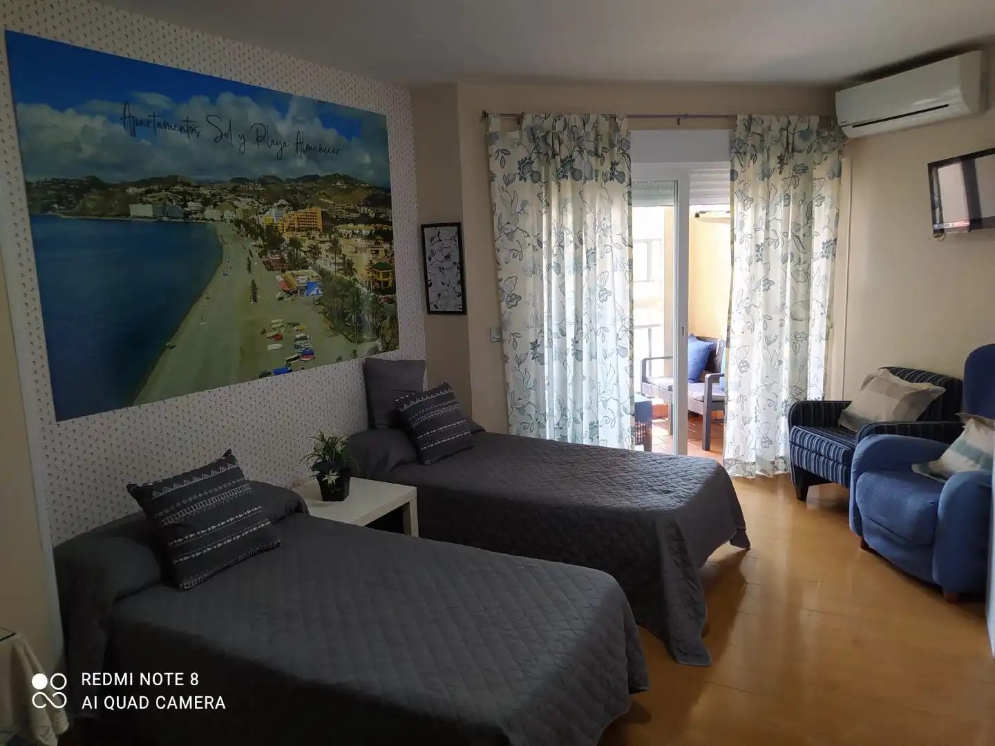 Schlafzimmer von Wohnung zur Miete in Almuñécar mit Klimaanlage, Heizung und Privatgarten
