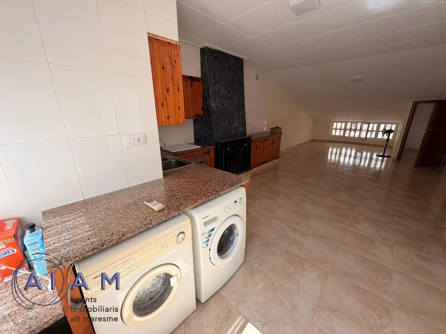 Cuina de Loft en venda en Pineda de Mar amb Terrassa