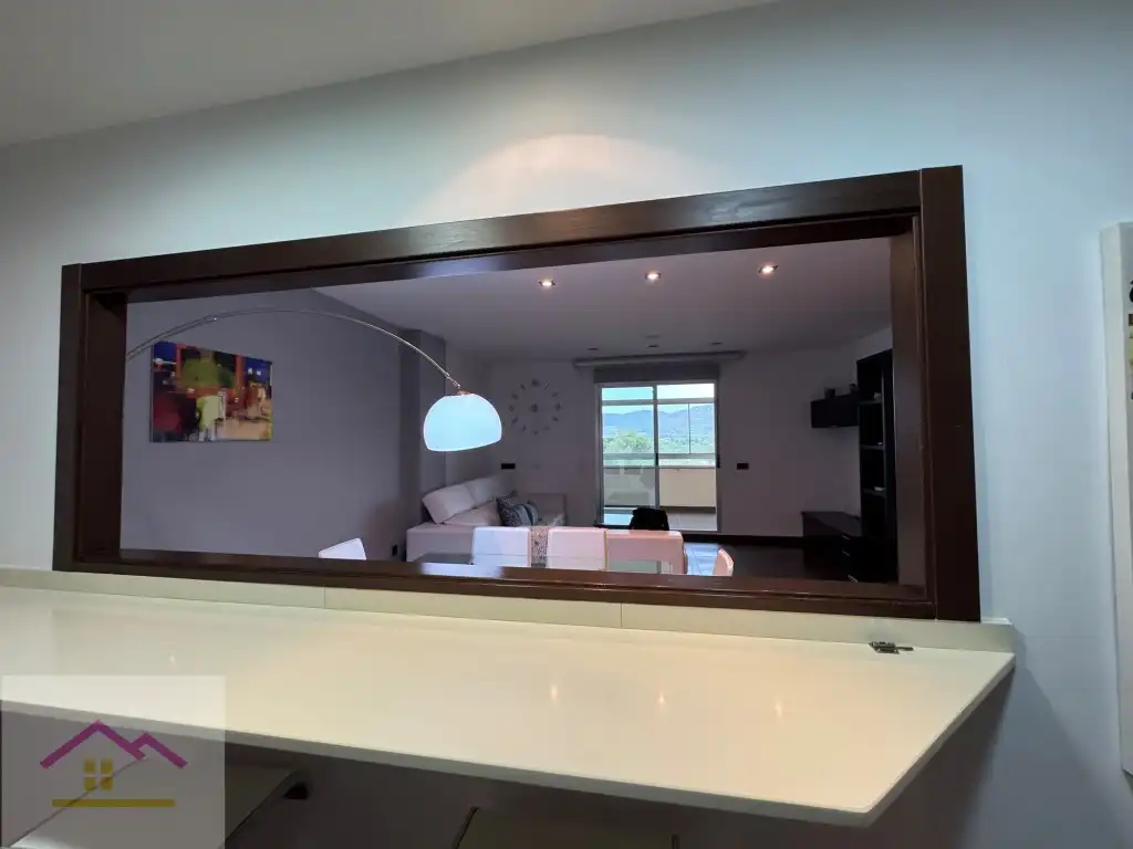 Sala d'estar de Pis en venda en Santa Magdalena de Pulpis amb Aire condicionat, Terrassa i Moblat