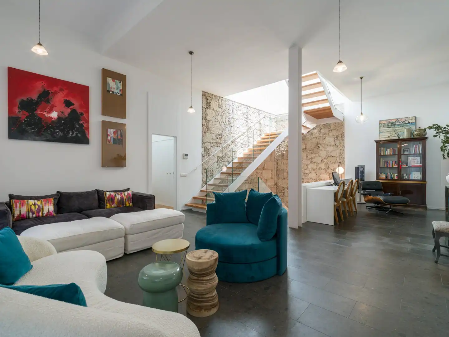 Sala d'estar de Casa o xalet en venda en Las Palmas de Gran Canaria amb Aire condicionat, Terrassa i Balcó