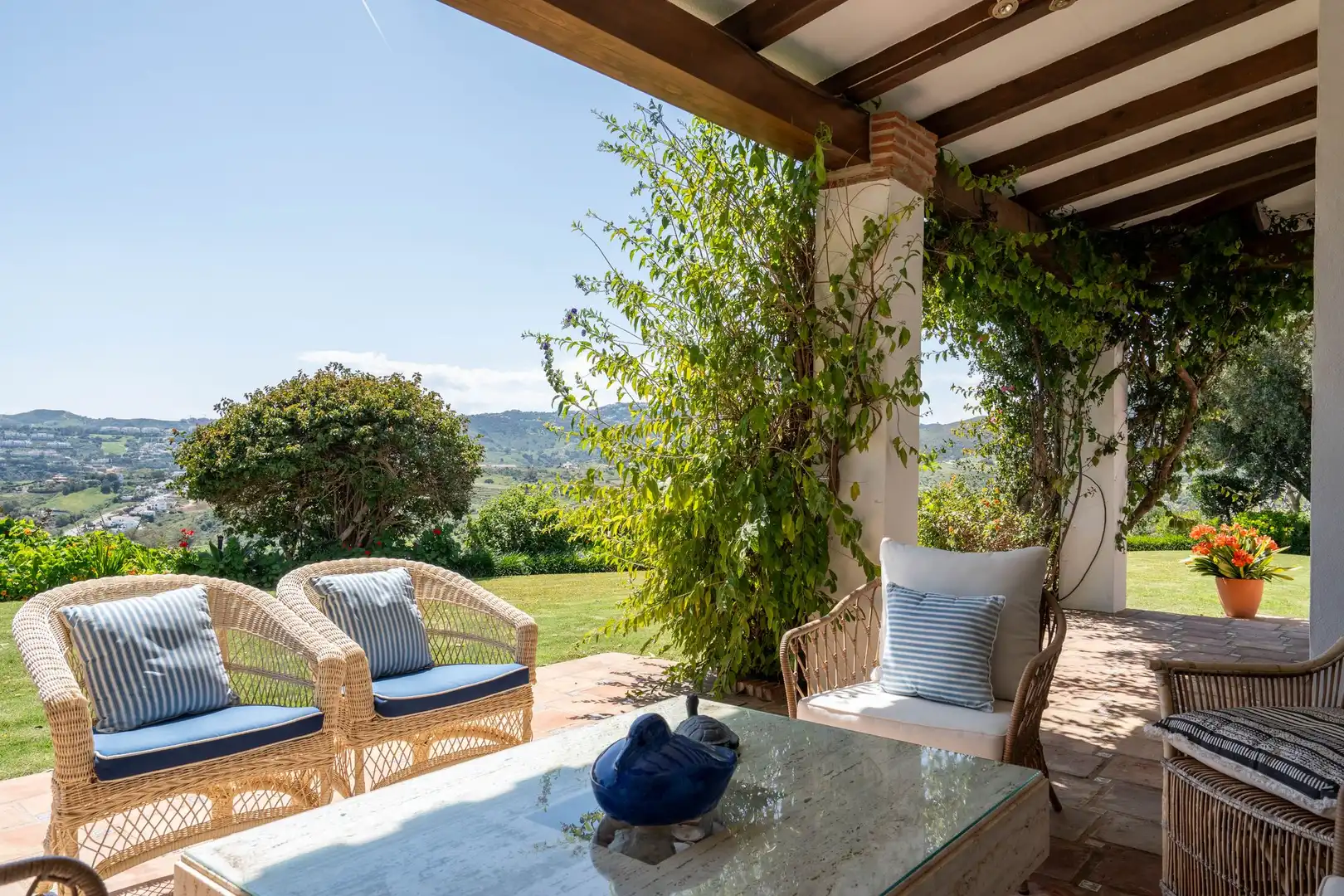 Terraza de Finca rústica en venta en Mijas con Terraza