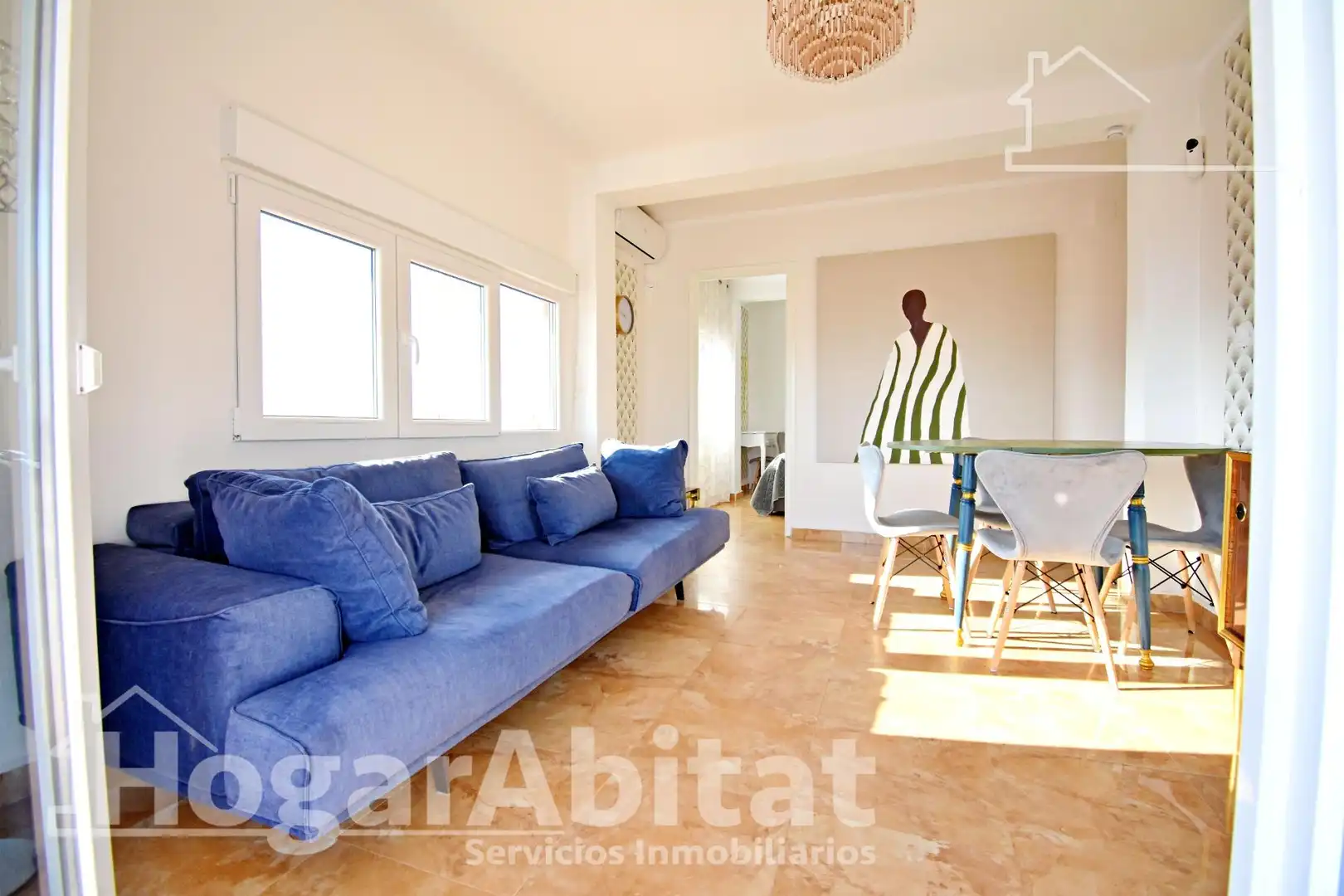 Sala de estar de Piso en venta en Oliva Playa