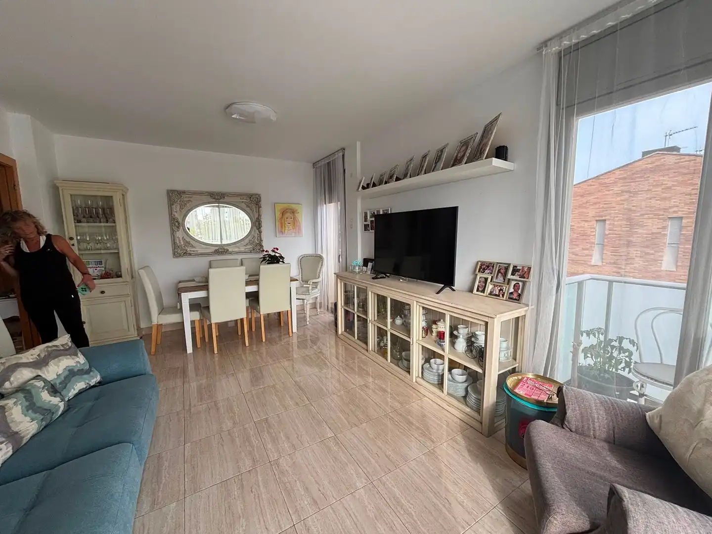 Sala de estar de Piso en venta en Pineda de Mar con Aire acondicionado, Terraza y Balcón