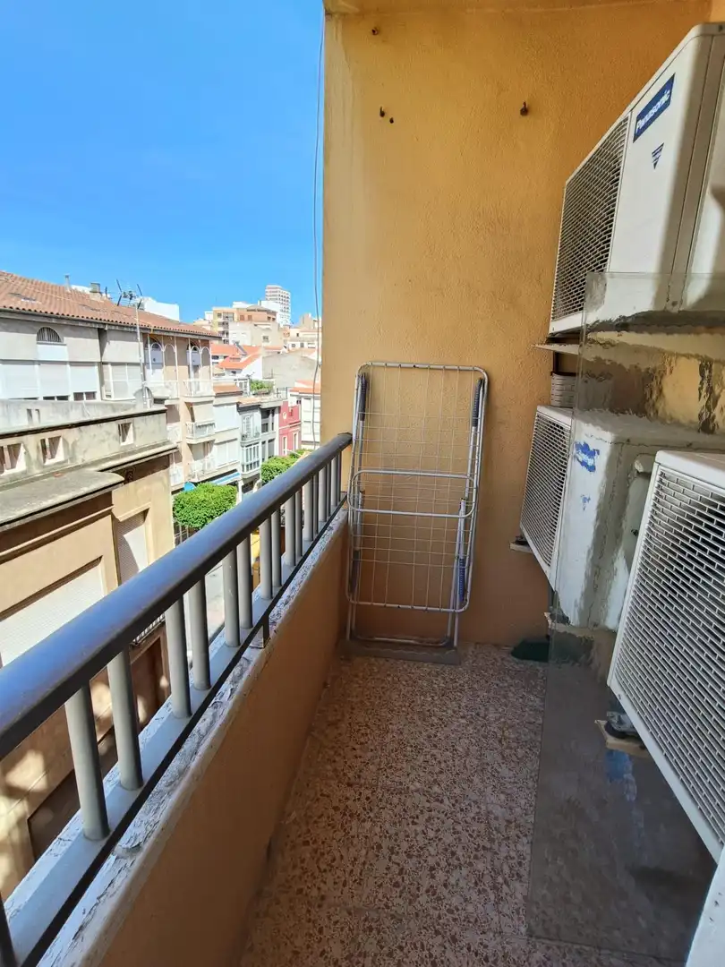 Balcony of Flat for rent in Castellón de la Plana / Castelló de la Plana  with Air Conditioner and Balcony