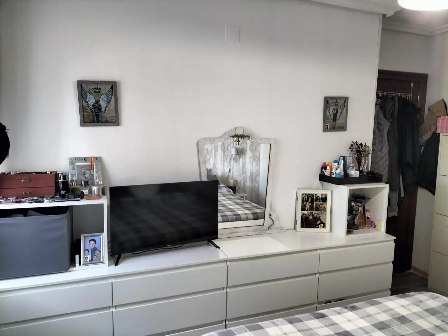 Schlafzimmer von Wohnung zum Verkauf in Villamuriel de Cerrato mit Heizung und Abstellraum