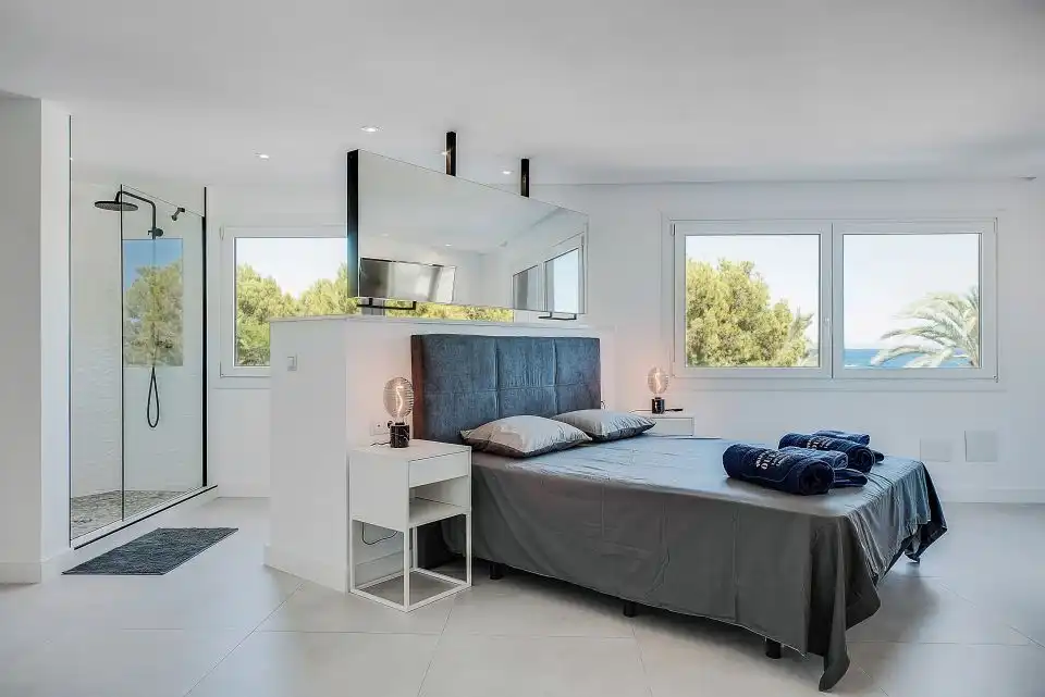 Schlafzimmer von Wohnungen zum Verkauf in Calvià mit Klimaanlage, Heizung und Terrasse