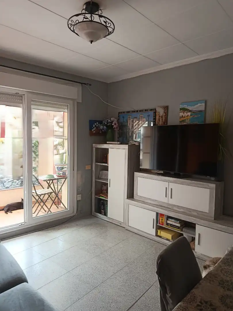 Living room of Flat for sale in Benicarló  with Terrace, Furnished and Oven
