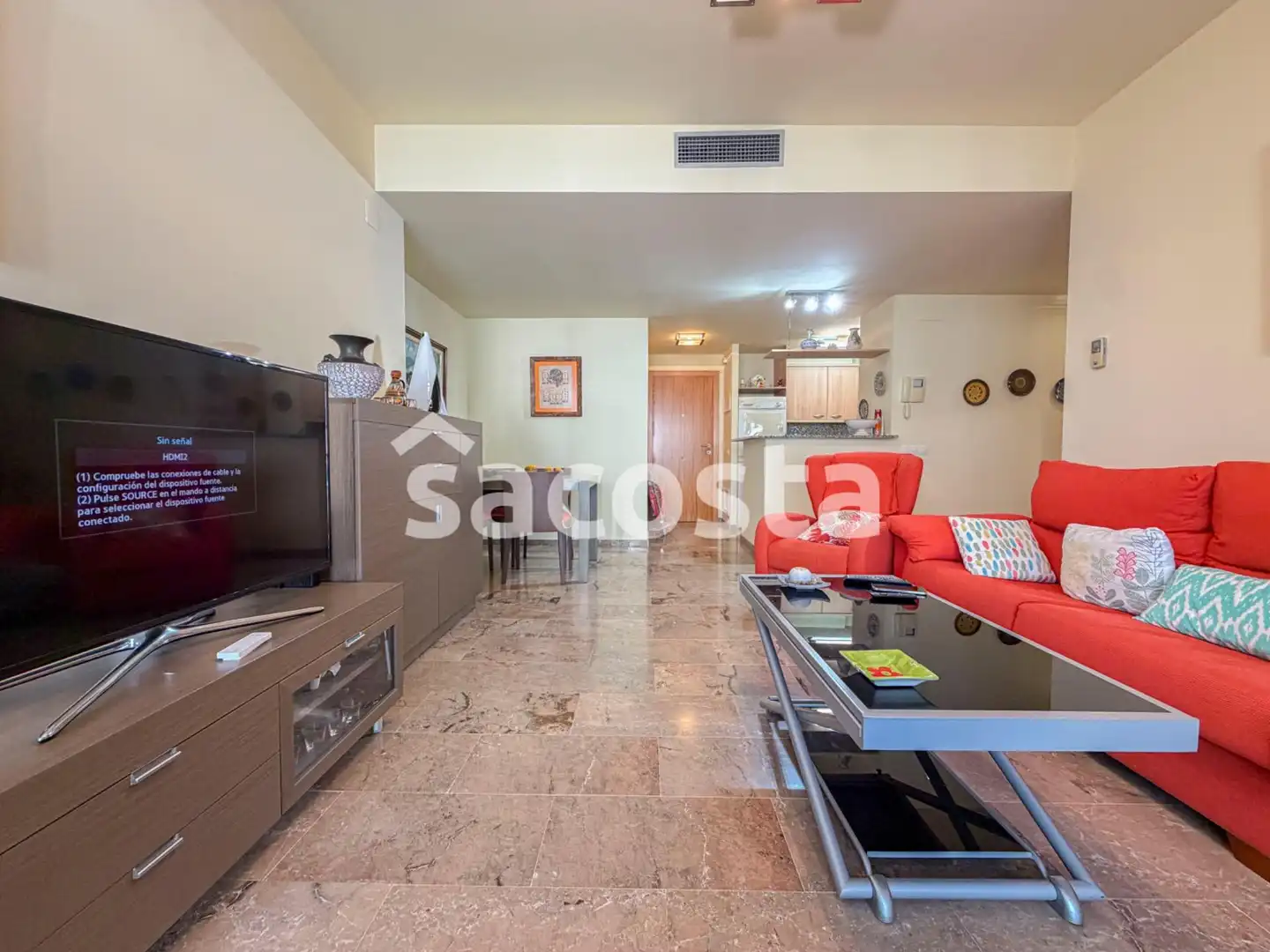 Living room of Flat for sale in Lloret de Mar  with Air Conditioner, Heating and Private garden